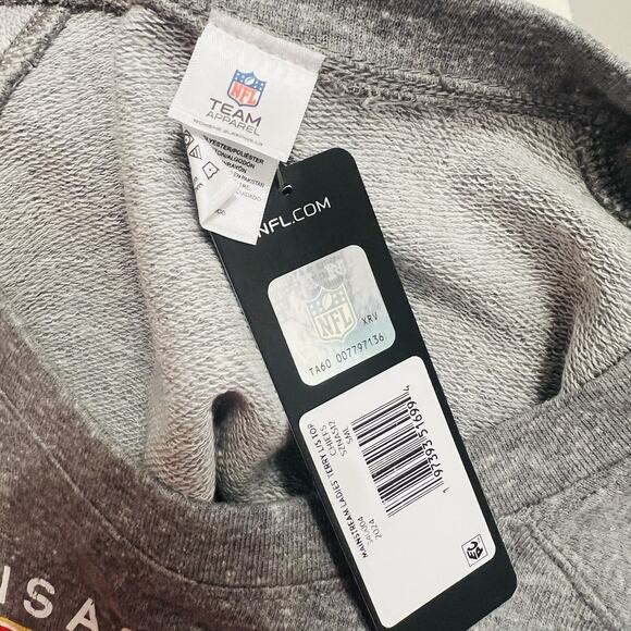 Kansas City Chiefs Football NFL Apparel Women’s Sweatshirt NWT Small (A2) - Picture 4 of 5